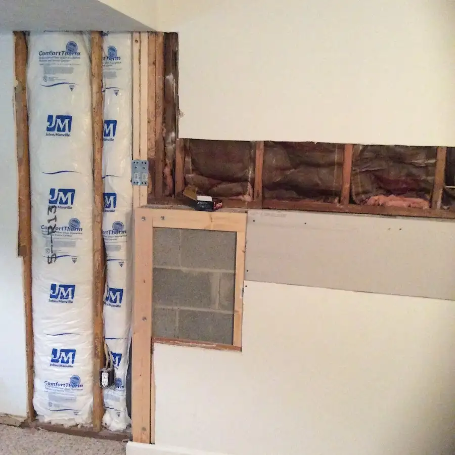 Wall insulation replacement during Odor Removal & Deodorization in Marco Island